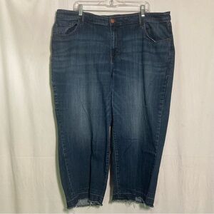EVRI wide leg cropped jeans - EUC
